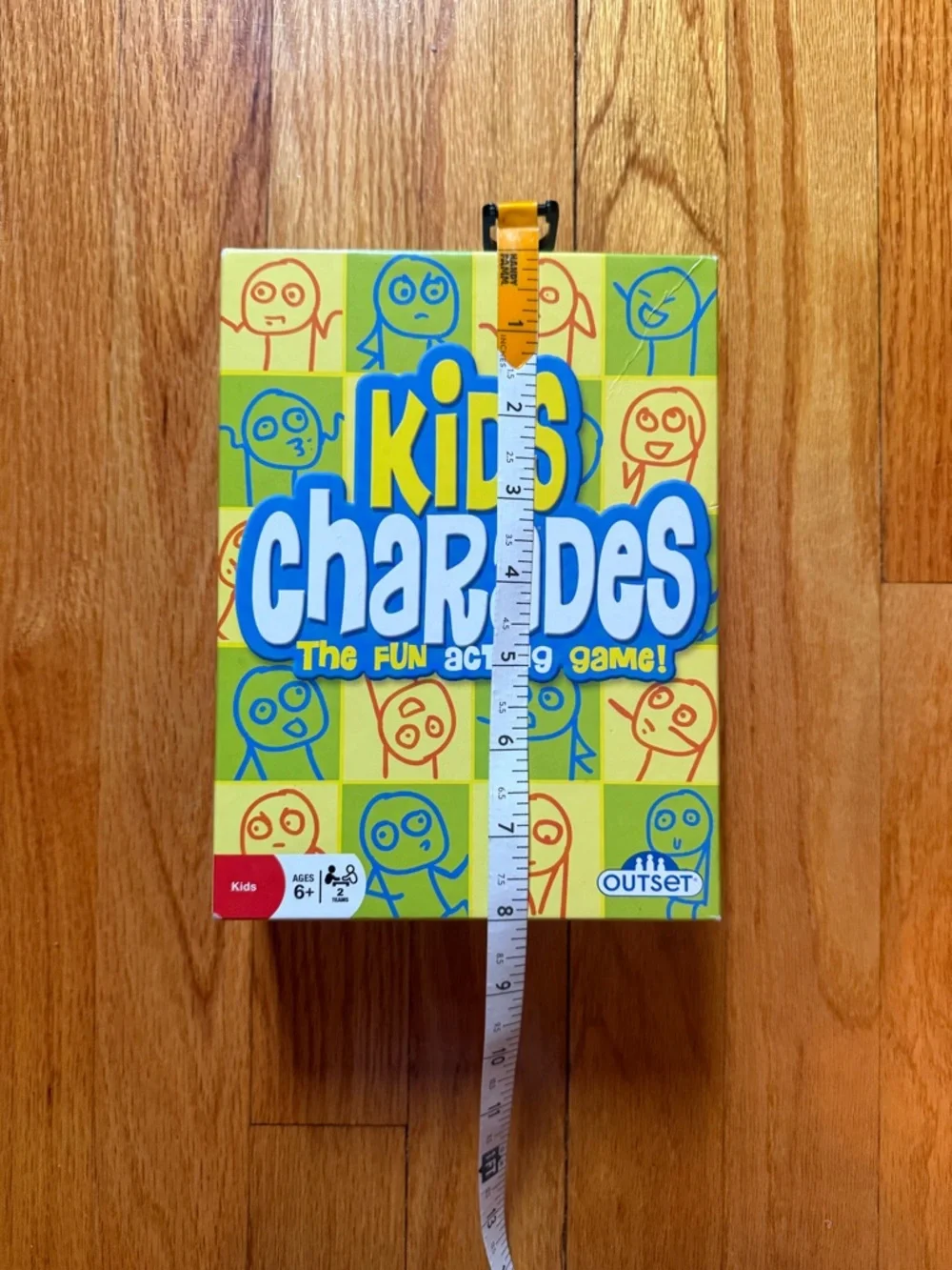Kids Charades Board Game‎ by Outset - Yellow/Blue